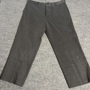 Dockers Pants Mens 40x30 Gray D3 Classic Fit Flat Front Chino Casual Khaki Twill